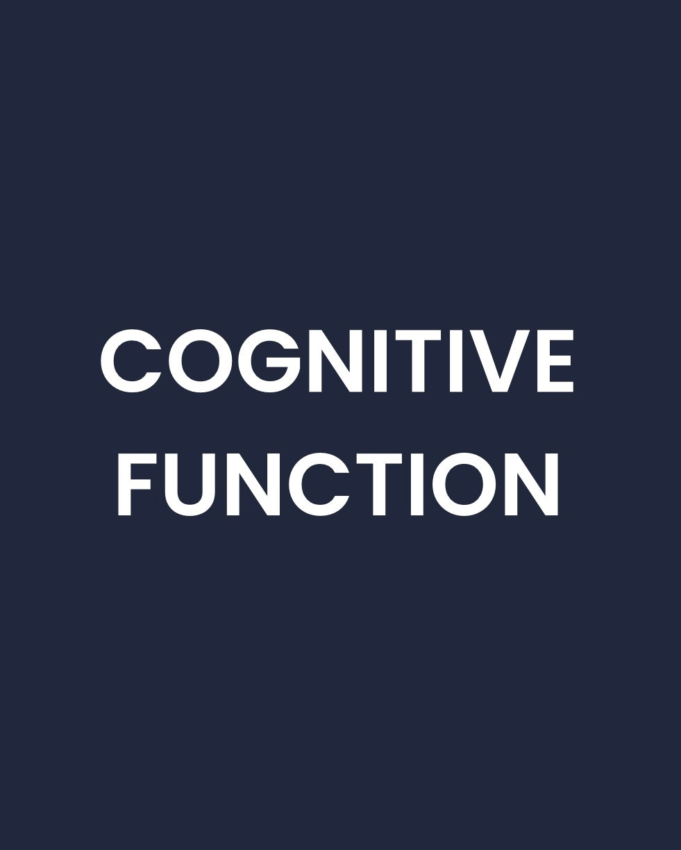 Cognitive Function, Sleep & Wellness (Neuro & Lifestyle)
